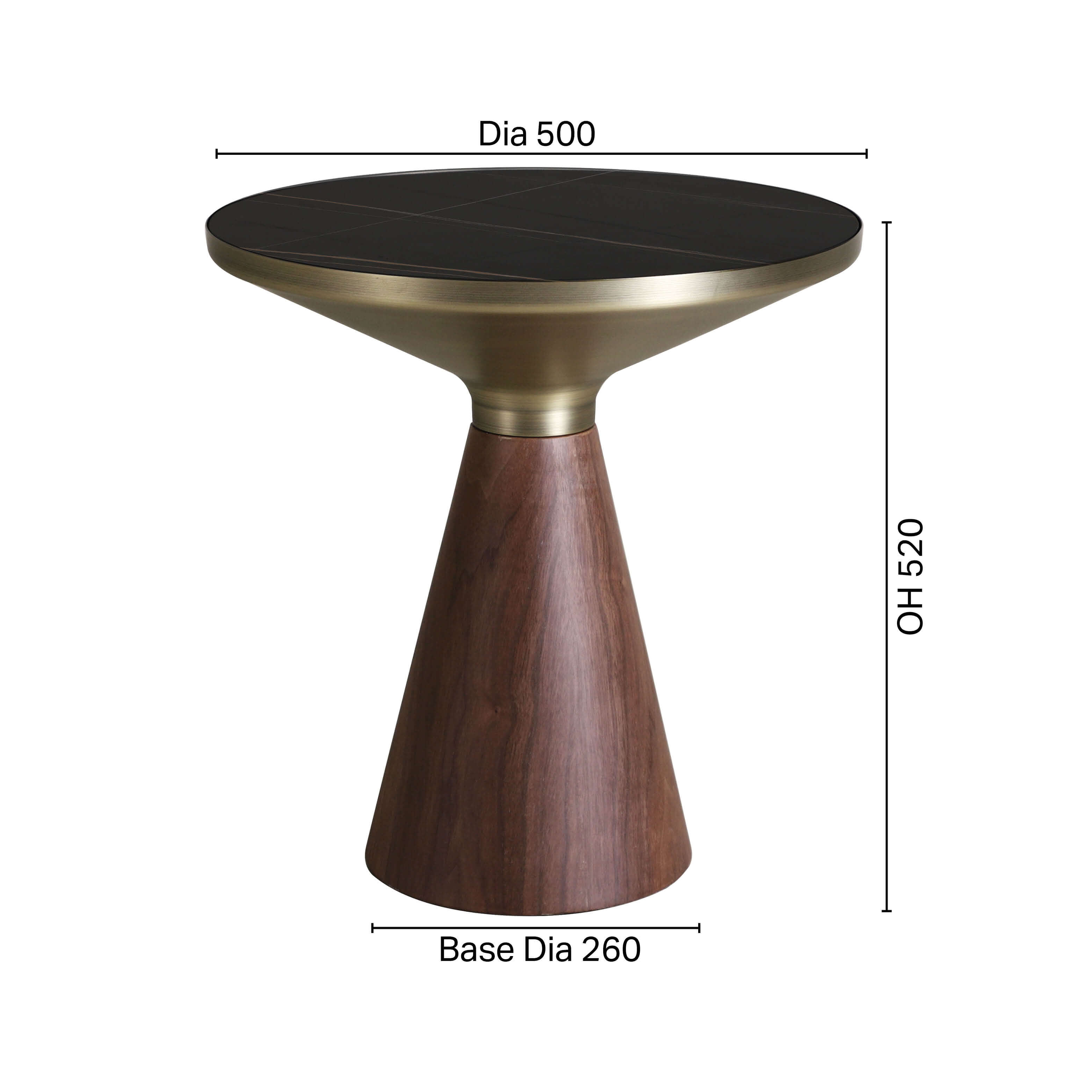 Tour Coffee Table – Dia500 - (Sintered)